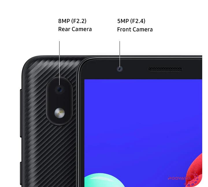 دوربین samsung a01 core